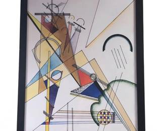 Wassily Kandinsky Gewebe Abstract Serigraph