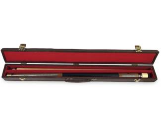 Vintage 20oz. Japan Leather Wood Pool Cue Stick