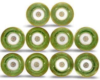 10pc Royal Doulton Gorsuch Ltd. Plates