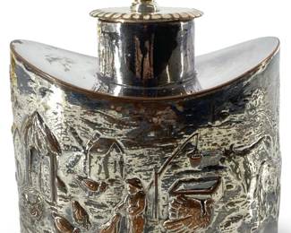 Vintage Silver Plated Flask