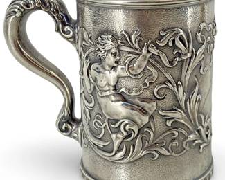 19th Century Whiting Mfg Sterling Silver Mug