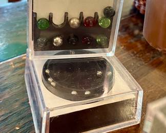 Vtg. Acrylic cubes games