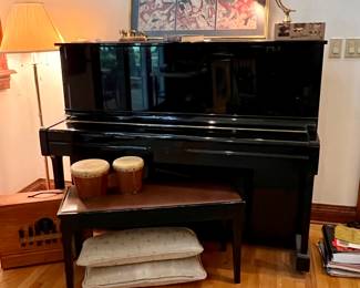 Yamaha piano  - polished Ebony 