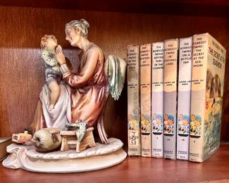 Vtg. A. Borsato Milano - made in Italy - Porcelain figurine 