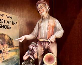 Vtg. A. Borsato Milano - made in Italy - Porcelain figurine 