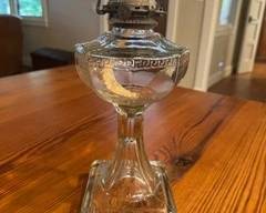Glass oil lamp