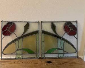 2 Stained Glass pieces