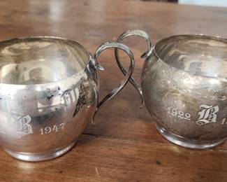 sterling silver creamer/sugar
