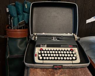 Old typewriter.