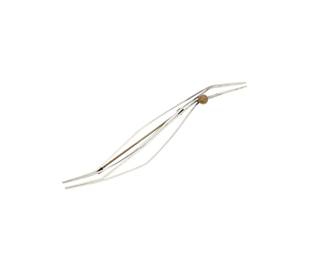1172
Betty Cooke: A Sterling Silver Bird Brooch
A stylized modernist brooch with mixed metal eye accent, unmarked
Measures: 5/8 in x 4 in.
10.6 grams gross
Estimate: $300 - $500