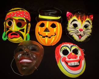 Vintage Halloween masks