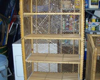 Wicker shelf