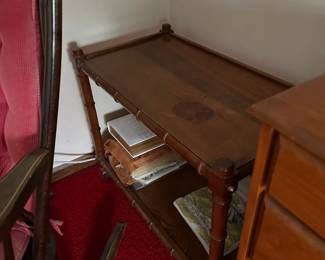 Vintage Faux Bamboo Cart
