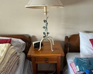 Side Table, Lamp