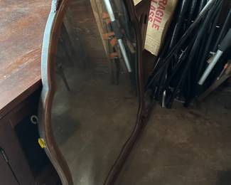 Antique Vanity w/ Mirror & Bench