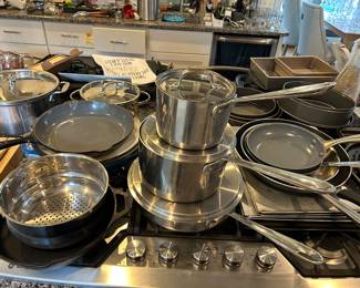 All clad cookware and others