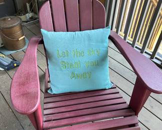 Pair if Adirondack chairs