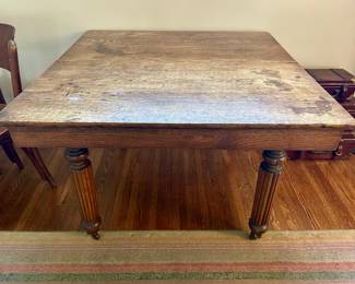 Antique oak table 