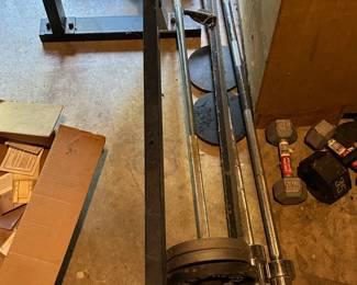 weights and weight bench