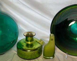 Shades of Blue & Green Glass Collection