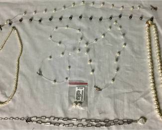 Pearl Necklaces and Earrings Collection