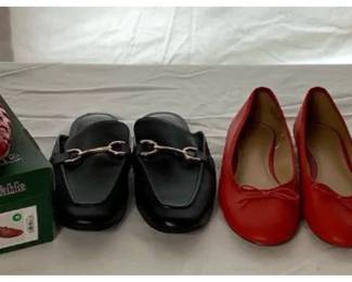 4 Pairs of Women's Size 10 Flats - Wild Fable, H&M and Meknitva