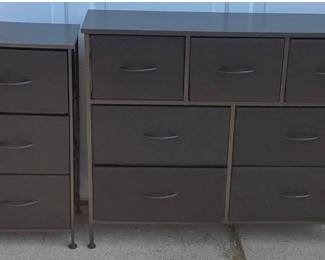 Two Cloth Drawer Storage Dressers
