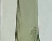 Vintage Fenton 22.5" Hobnail Swung Vase Avocado Green