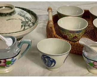 Vintage Asian Tea and Rice Collection