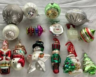 Hand Blown Glass Ornament Collection