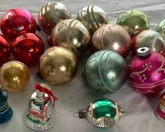 Shiny Brite and Glass Ornaments from W. Germany Collection
