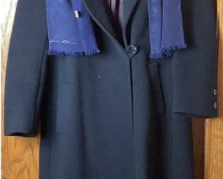 Jules Miller Vintage Wool Coat with Anne Klein Wool Scarf