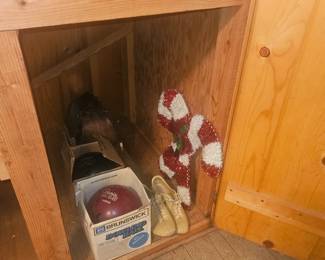 Under downstairs