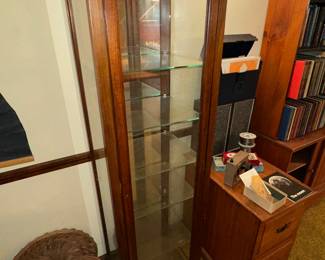 One of two display cabinets for sale, great size if you’re doing antique shows or flea markets … these would fit in your minivan!