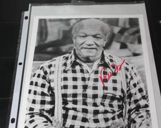 Redd Fox autographed Picture - does have COA
