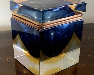 Indigo Sommerso Decorative Hinged Box