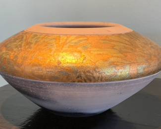 Extraordinary Michael Weinberg Raku Bowl