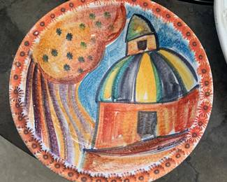 Hand Painted Italian Bowl from Florence, Signed