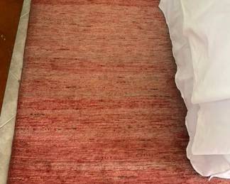 Knecht Ag Wool Red Strata Carpet, Switzerland, 9'10 x 13'8"