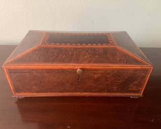Antique Burlwood Box