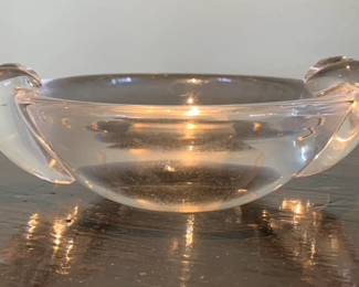 Steuben "Snail Scroll" Crystal Sugar Bowl
