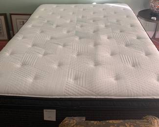 Beautyrest Harmony Plush Pillow Top Queen Mattress and Box Spring, Soft