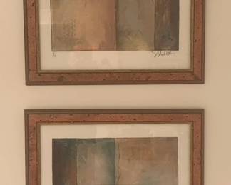 Pair of Contemporary Signed Prints