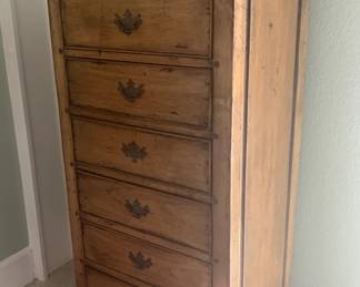 Tall Antique Lingerie Chest