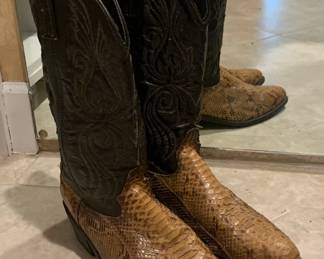 Snakeskin Cowboy Boots