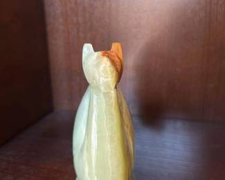Carved Onyx Camel Sculpture