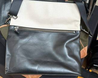 Coach Colorblock Leather Shoulder Bag