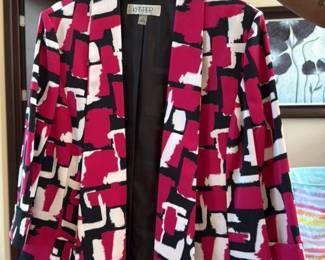 Women's Abstract Print Blazer