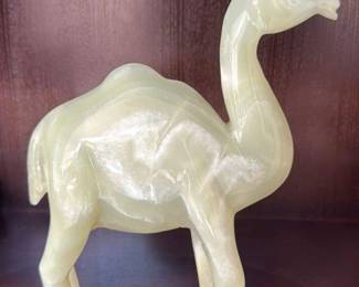 Onyx Camel Sculpture
