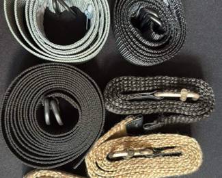 Assorted Webbin Straps with Metal Buckles